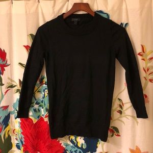 J. Crew | Tippie black sweater | XS